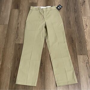 Dickies 874 Khaki Pants NEW Womens 8Reg